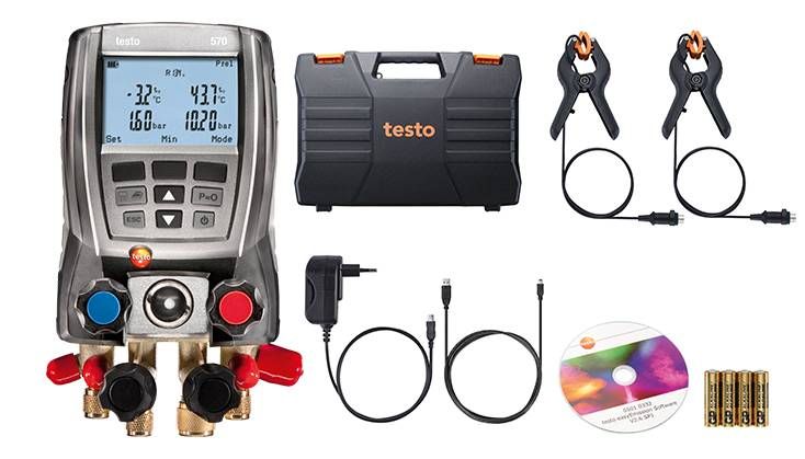 testo 570-2 digital manifold kit | Pressure measurement | Commissioning -  Refrigeration system commissioning | Commissioning | Applications | Testo  Ltd