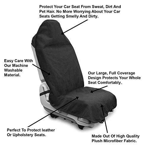 Car Seat Protector By Lebogner - Luxury Mat Cover Protector To Keep Nice  And Clean Under Your Baby's Infant Car Booster Seat, Pr