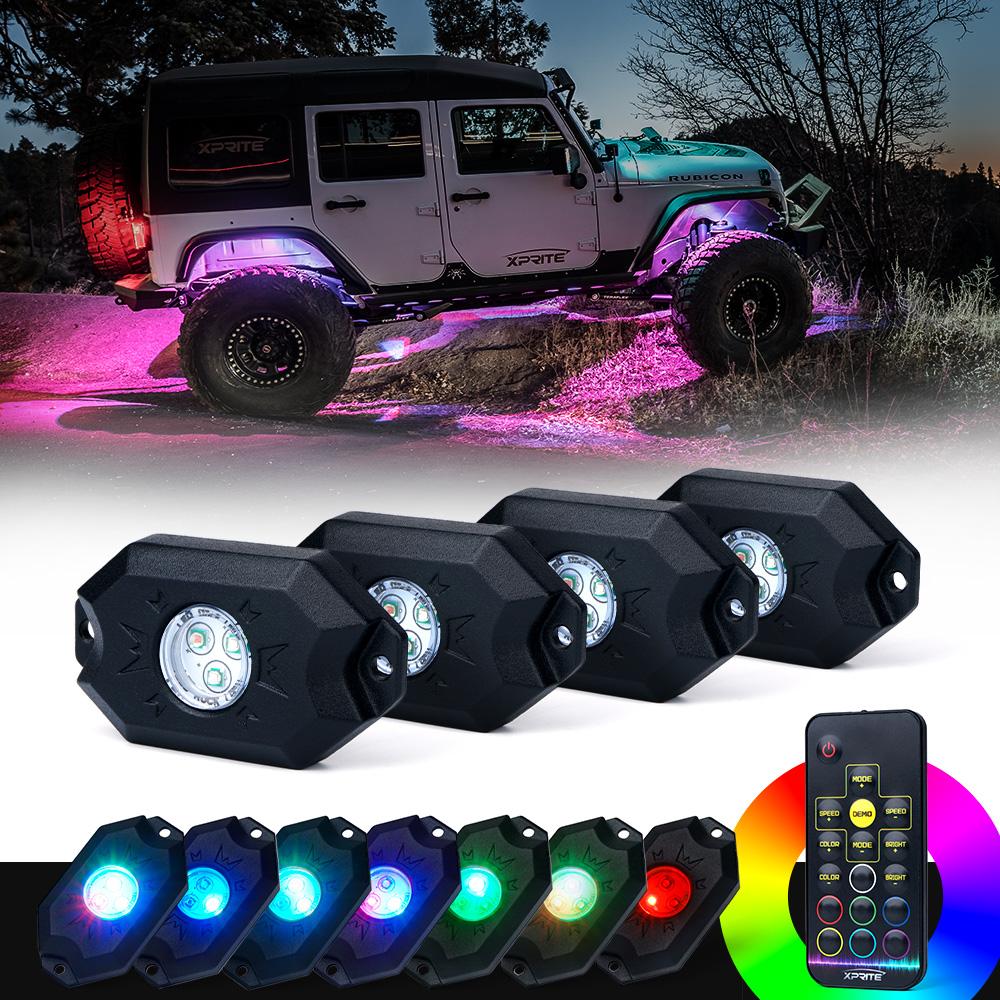 Buy Xprite White Truck Pickup Bed Light Kit, 24 Led Cargo Rock Lighting  Kits w/Switch for Van Off-Road Under Car, Side Marker, Foot Wells, Rail  Lights - 8 PCS Online in Indonesia.