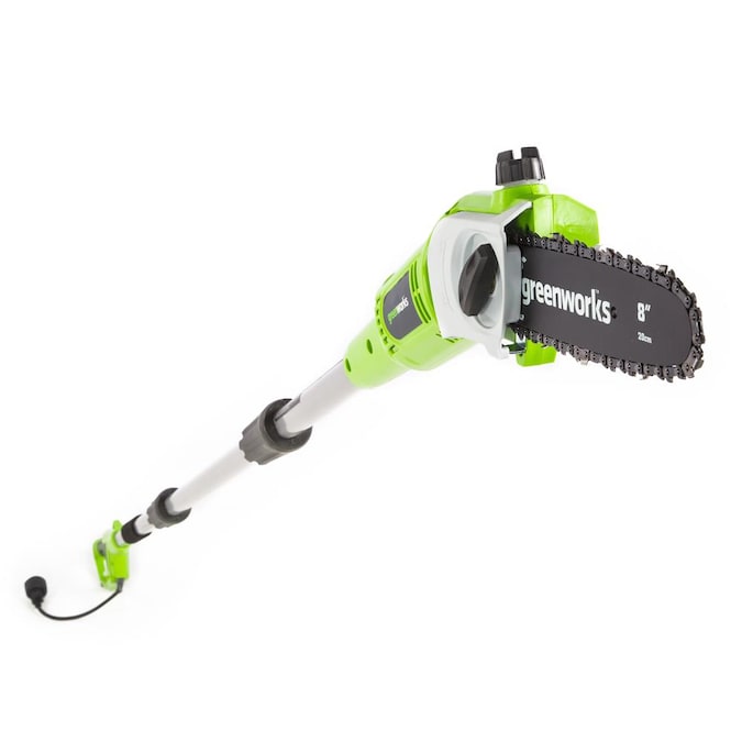 Greenworks 8-in 6.5-Amps Corded Electric Pole Saw in the Corded Electric Pole  Saws department at Lowes.com