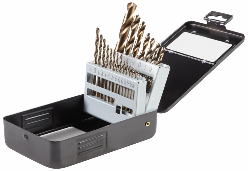 Bosch TI21A Titanium-Coated Metal Drill Bit Set 21 Piece Power & Hand Tools  Power Tool Accessories
