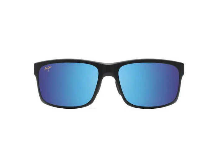 Maui Jim Prescription Pokowai Arch Rectangular 439-02 MD Blue Polarized  Sunglasses Men Driving Sun Glasses