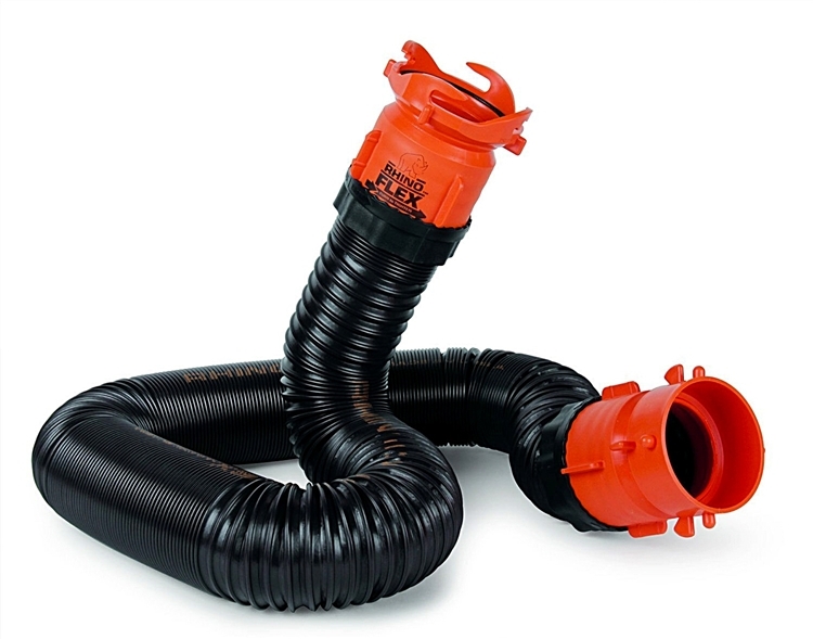 Camco RhinoFLEX RV 5ft Sewer Hose Extension Kit with Swivel Fitting - 39765