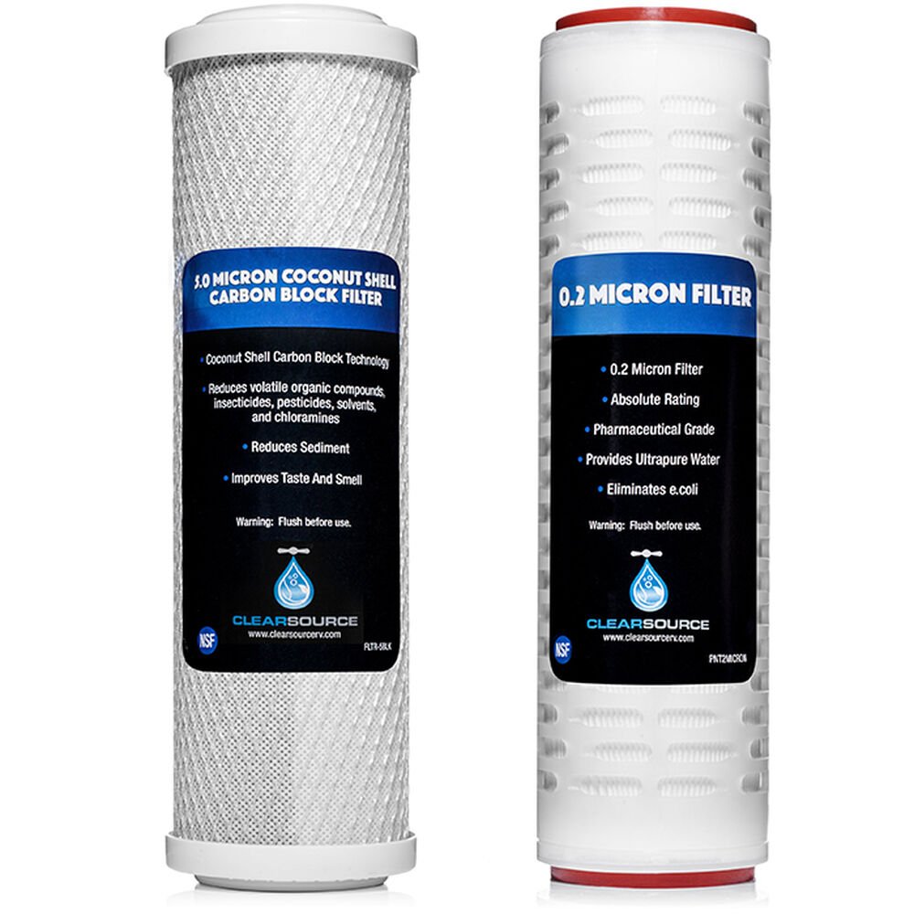 CLEARSOURCE Premium Onboard RV Water Filter System Water Filters mogassa  Outdoor Recreation