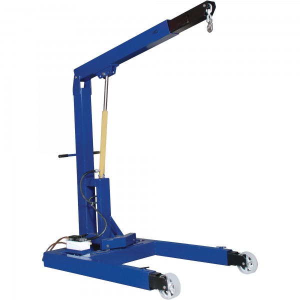 Strongway Hydraulic Engine Hoist with Load Leveler — 2-Ton Capacity,  1in.–82 5/8in. Lift Range