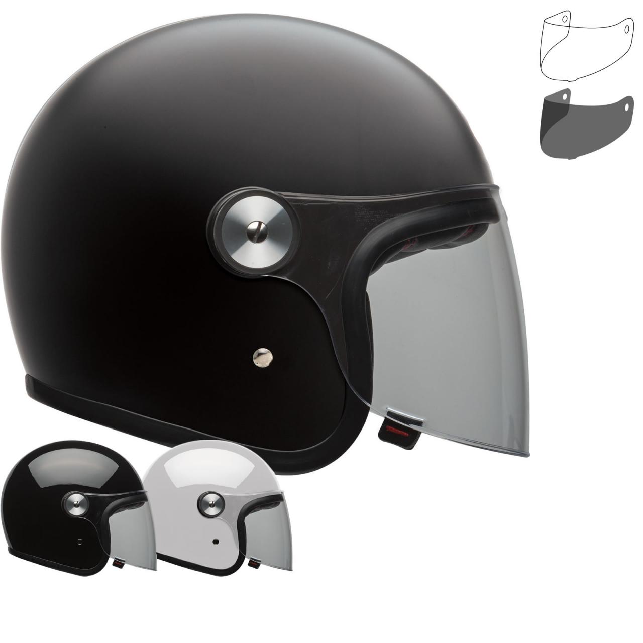 Bell Riot Solid Open Face Motorcycle Helmet & Visor - Open Face Helmets -  Ghostbikes.com