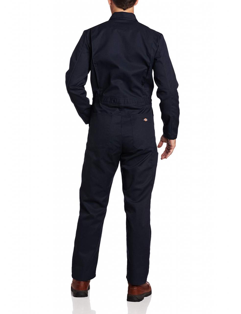 Dickies Men's Large Tall Dark Navy Twill Coverall in the Coveralls &  Overalls department at Lowes.com