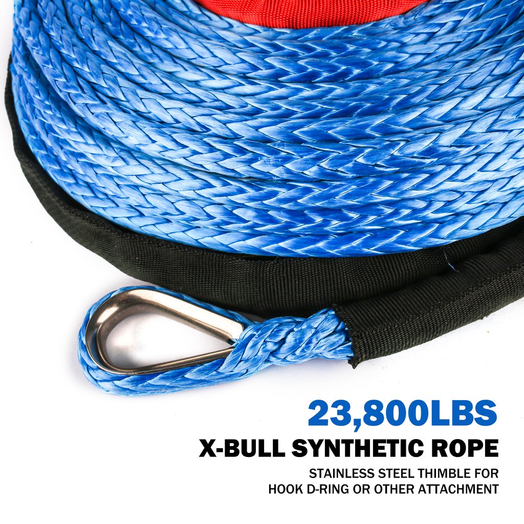 X-BULL Dyneema Synthetic Winch Rope SK75 3/8