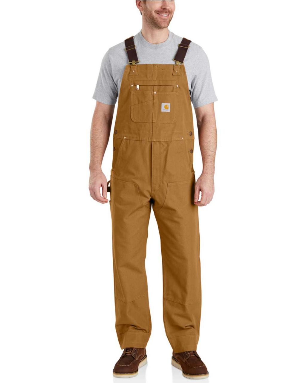 Buy Carhartt Men's Relaxed Fit Duck Bib Overall Online in Italy. B07GFCQ5SQ