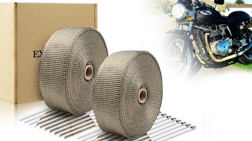 Heat Wrap, Matting & Sleeving 2 Rolls of 2 x50Ft with 20 Stainless Ties and  Gloves LIBERRWAY Exhaust Wrap Header Wrap Exhaust Heat Wrap Tap Kit for Car  Motorcycle Automotive mceadvisory.com