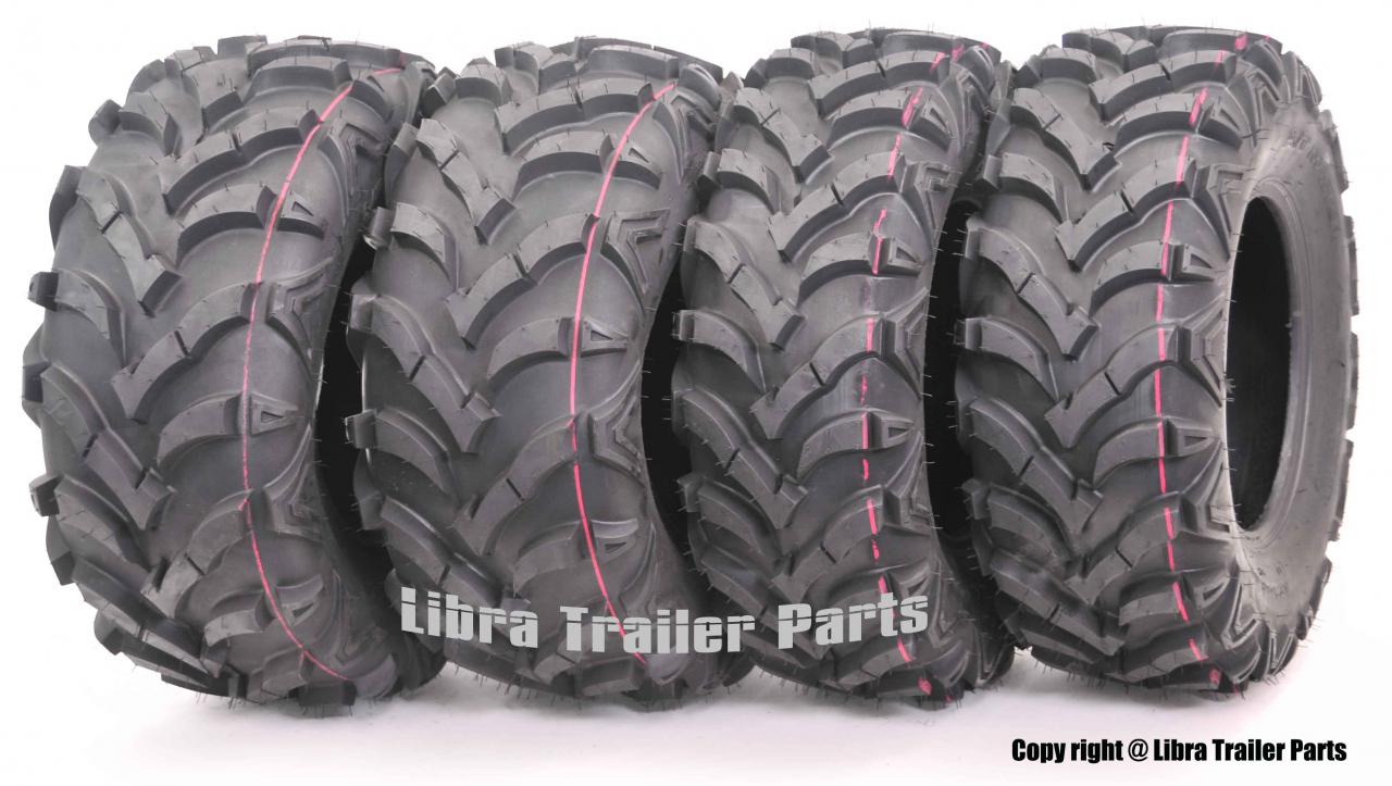 Wheels, Tires Set 4 WANDA ATV tires 24x9-11 Front & Rear for 86-89 Honda  TRX350 4x4 P350 Automotive
