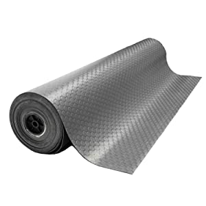 Rubber Cal Coin-Grip Flooring and Rolling Mat 2mm x 4 x 20-Feet Dark Grey  Sporting Goods Exercise Mats romeinformation.it
