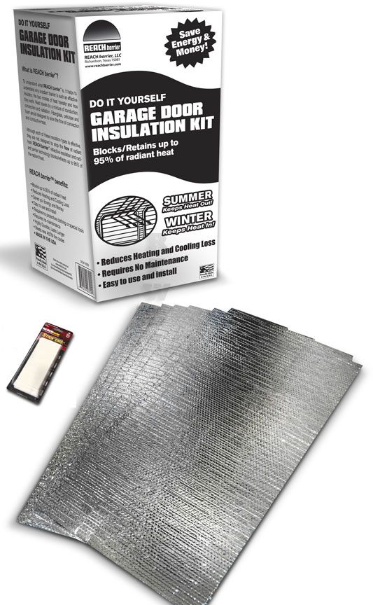 Reach Barrier Reflective Air� Garage Door Insulation Kit | Garage door  insulation, Door insulation, Garage door insulation kit