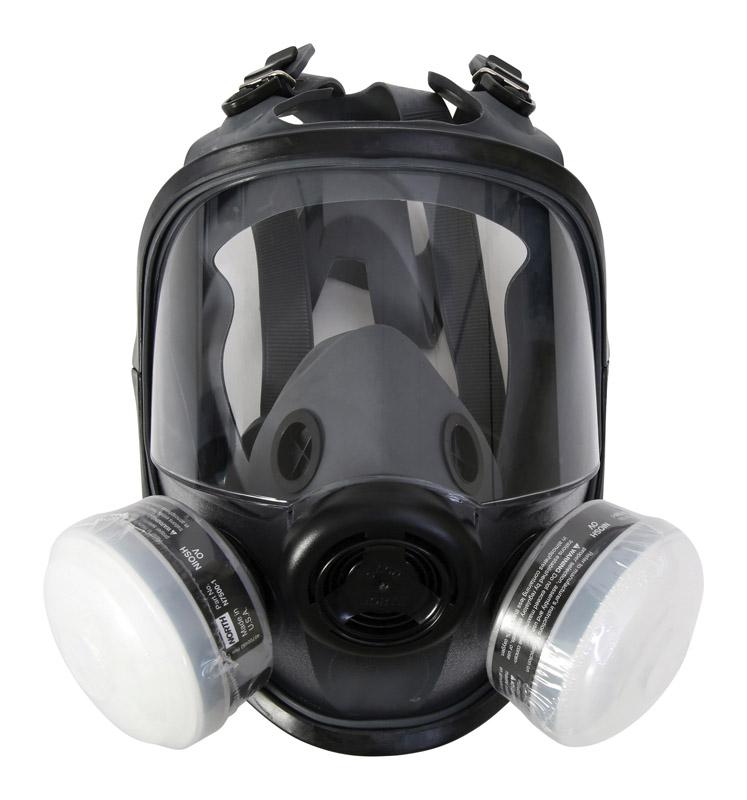Honeywell North R95 Paint Spray and Pesticide Full Facemask Respirator 5400  Black M/L 1 pc