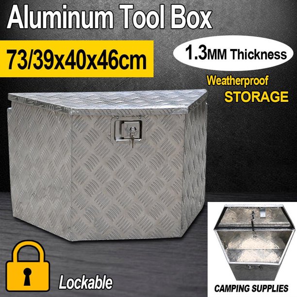 8. Topeakmart Truck Tool Box Aluminum Trailer Truck Pickup Underbody  Underbed Tongue Tool Box Storage | Best truck tool box, Bed tool box, Bed  tools