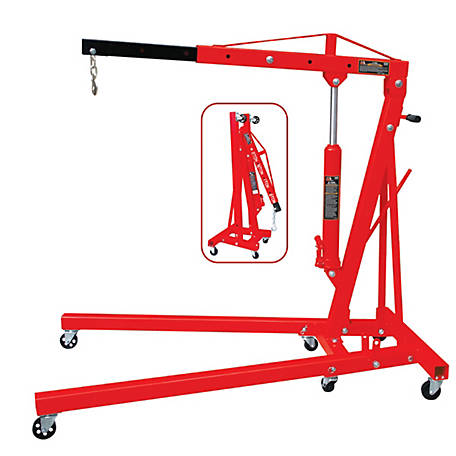 TORIN Torin Big Red Engine Hoist / Shop Crane Accessory: Steel Engine  Leveler, 3/4 Ton (1,500 lb) Capacity