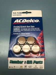 Reviews: Genuine GM ACDELCO Coolant System Sealing Tabs 12378255 | eBay