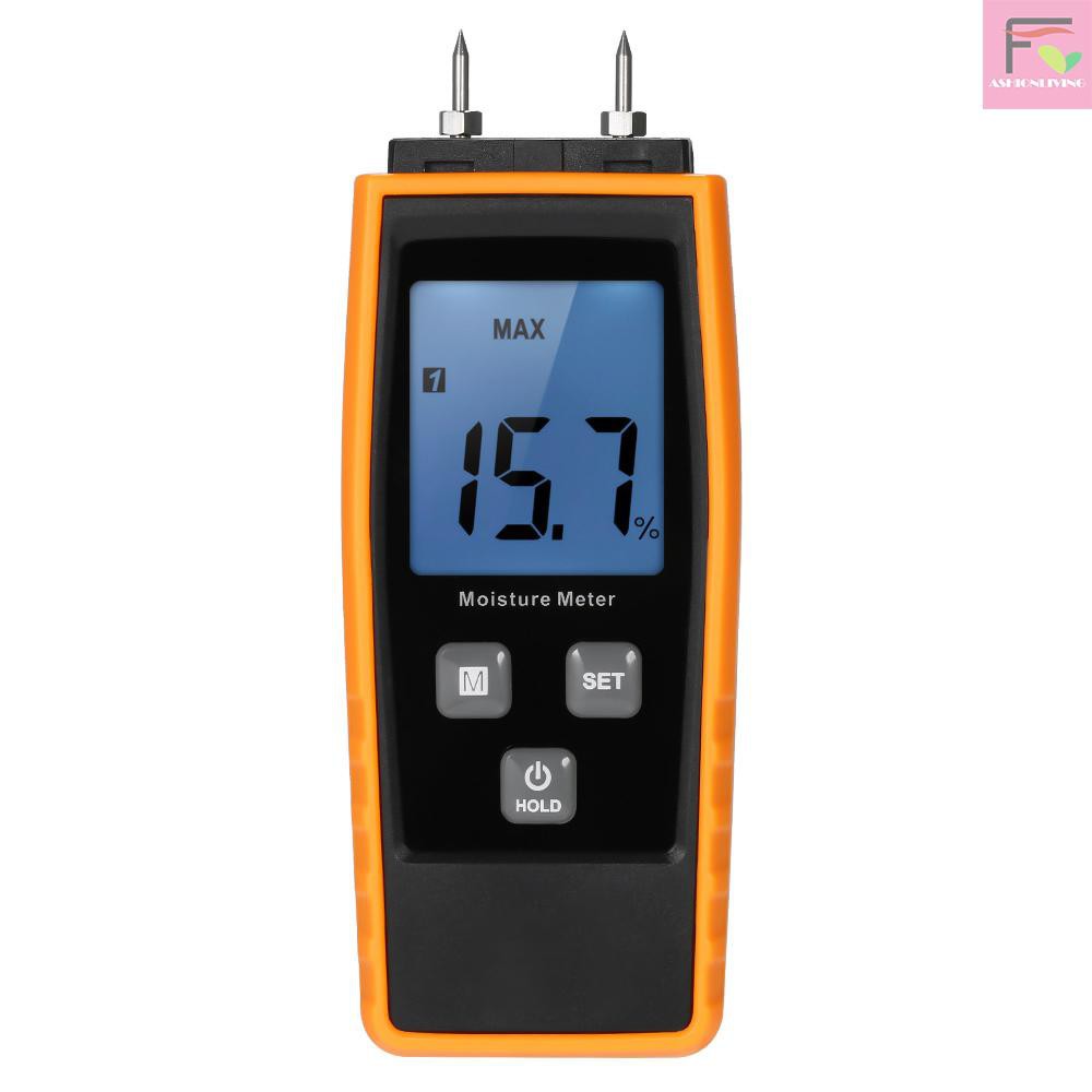 F&L Handheld Mini Moisture Meter Digital LCD Lumber Damp Meter Wood Moisture  Detector Humidity Tester for Timber Wood Dr | Shopee Thailand