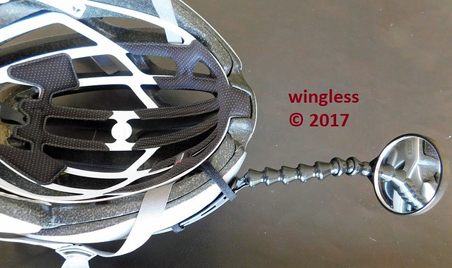 wingless' EVT Safe Zone Bicycle Helmet Mirror - Bike Forums
