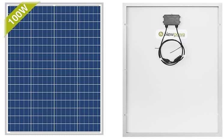 Newpowa 2 Piece 100W Polycrystalline Photovoltaic PV Solar Panel Module,  12V Battery Charging | Solar pv panel, Solar pv, Solar panels