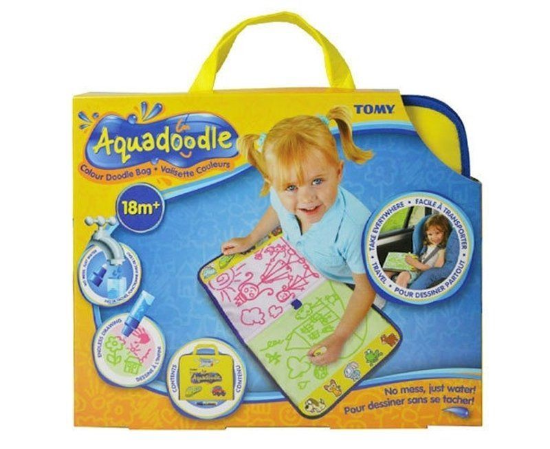 Tomy Aquadoodle Travel Bag/No Mess Mat/Water Drawing Art Pad/Kids/Children/Play  65091157100799949 in 2020 | Art pad, Doodle bags, Drawing bag