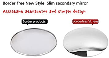 Cardeco Moving Slim Circle Blind Spot Mirror SL Lens 50.8mm 2-pc Set For  All Universal Vehicles Car Fit : Amazon.co.uk: Automotive