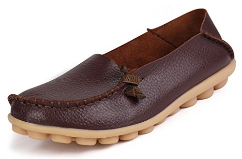 LabatoStyle Women's Casual Leather Loafers Driving Moccasins Flats Shoes-  Buy Online in Guernsey at Desertcart - 58003458.
