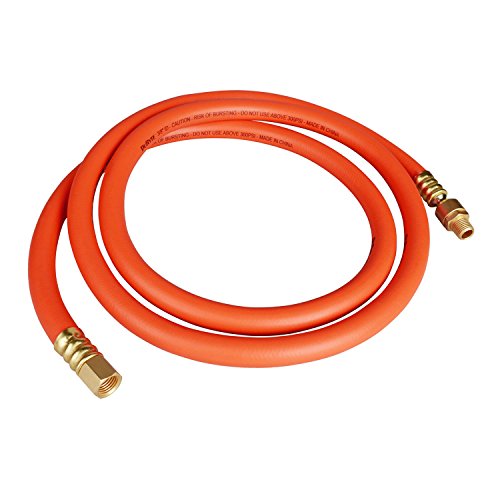 DuRyte Pro 300 PSI Rubber Lead-In Air Hose, Whip Hose with - Import It All
