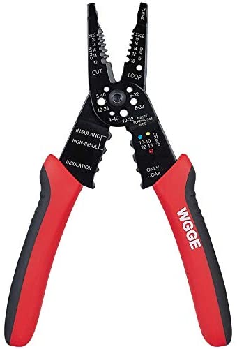 WGGE WG-015 Professional crimping tool / Multi-Tool Wire Stripper and Cutter  (Multi-Function Hand Tool) - W&G Global Electronics Inc
