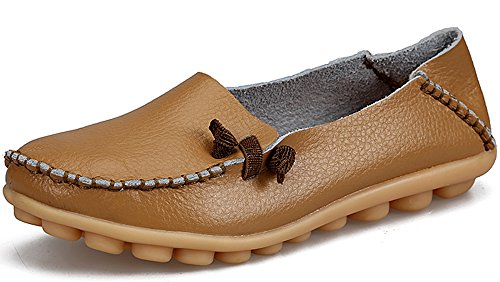 LabatoStyle Women's Casual Leather Loafers Driving Moccasins Flats Shoes-  Buy Online in Gambia at Desertcart - 64341057.