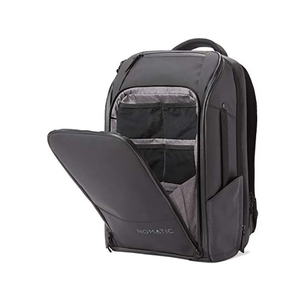 NOMATIC Travel Pack- Black Water Resistant Anti-Theft 30L Flight Approved  Carry on Laptop Bag Computer Backpack - Mymiamitravels