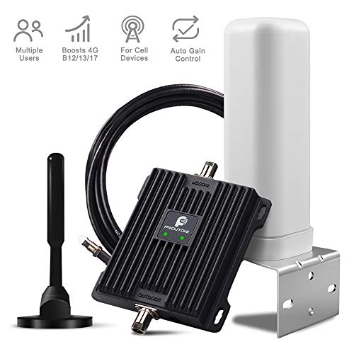 Cell Phone Signal Booster for RV, Motorhome, Truck, Bus, Boat or Small  House - Band 12/13/17 700MHz Cellular Repeater Boosts 4G LTE Data & Volte Signal  Amplifier for Verizon AT&T in RV-