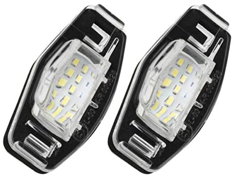 Partsam 2PCS 6000K White License Plate Light Assembly 12V 18-SMD LED Lamp  Bulbs Replacement for Honda Civic Pilot Accord Odyssey Acura MDX RL TSX ILX  RDX: Buy Online at Best Price in