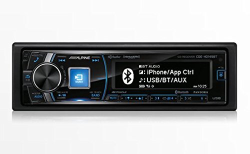 Alpine CDE-HD149BT Single-Din Bluetooth Car Stereo with HD Radio, Premium  LCD Display and SiriusXM Ready- Buy Online in Sweden at Desertcart -  1158628.