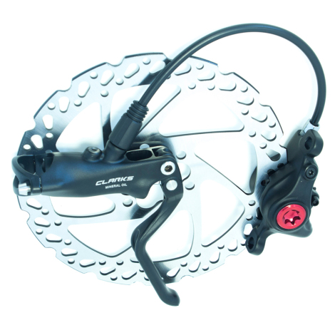 Clarks M2 Hydraulic Disc Brake Set Black 160mm Bite & Lever Reach  Adjustment Bicycle Brakes Cycling Equipment