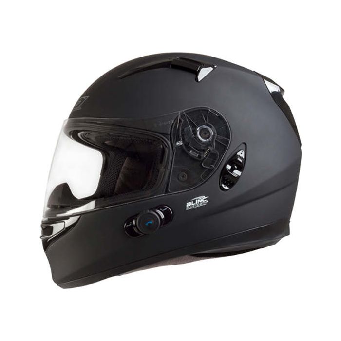 O'Neal Commander Bluetooth Helmet Matte Black | Oneal Full Face Street  Helmets at Bob's Cycle Supply