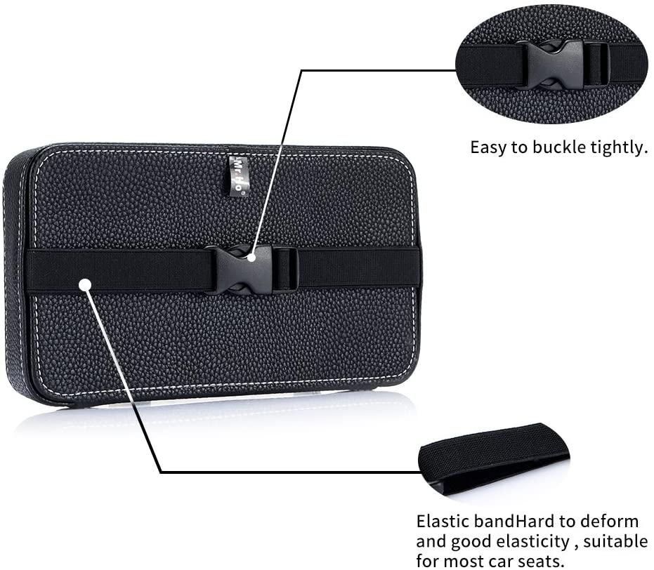 Amazon.com: Mr.Ho Black Leather Car Visor Tissue Holder Mount, Hanging Tissue  Holder Case for Car Seat Back, Multi-use Paper Towel … | Car visor, Leather,  Car seats