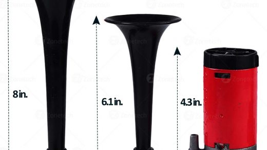 Auto Accessories | Headlight bulbs | Car Gifts Black Dual Trumpet 12V Air  Horn