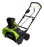Greenworks Pro 60-Volt 20-in Single-Stage Cordless Electric Snow Blower 4  Ah (Battery Included) in the Cordless Electric Snow Blowers department at  Lowes.com