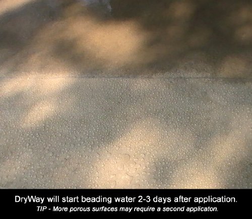 DryWay Water-Repellent Concrete Sealer - Penetrating Silane & Siloxane for  Driveways, Garages, Patios, Pool Decks, Concrete, Brick & Pavers, Flat  Finish, Interior/Exterior (5-Gallons) in Saudi Arabia - binge.sa