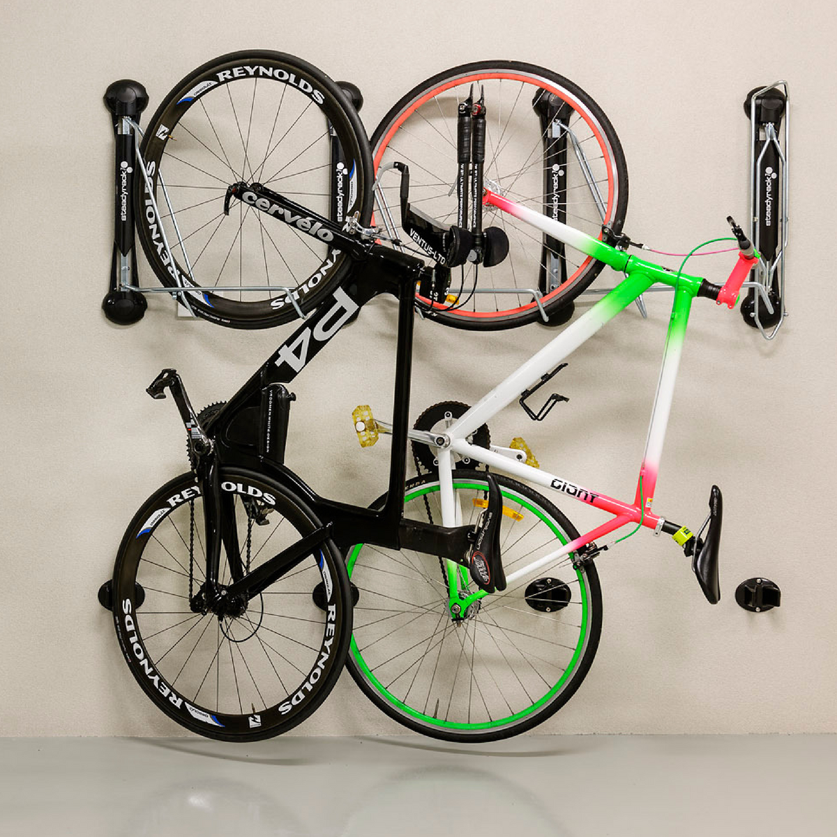 Fit multiple bikes in small spaces with our Steadyrack Classic Rack! | Bike  rack garage, Bike storage garage, Indoor bike storage