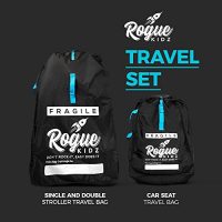 Rogue Kidz Car Seat Travel Bag For Airplane Gate Check Waterproof Heavy  Duty Nylon Carseat Protector Durable Universal Large Cover With Padded  Backpack Straps Fits Baby/Toddler/Booster Seats Baby co Car Seats