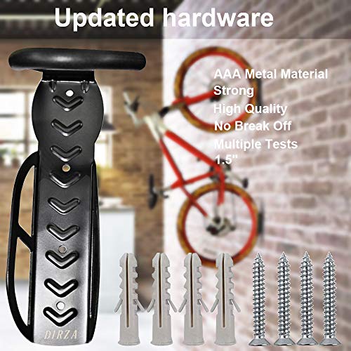 dirza wall mount bike rack hanger vertical bike storage system for garage  indoor shed Promotions