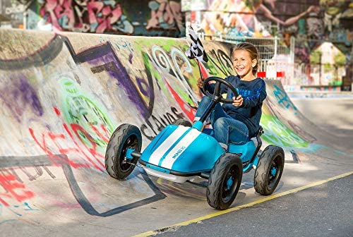 Chillafish Monzi RS Kids Foldable Pedal Go-Kart, with Airless RuberSkin  Tires CPMN01BLU: Buy Online at Best Price in UAE - Amazon.ae