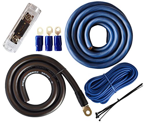 SoundBox Connected 0 Gauge Amp Kit Amplifier Install Wiring 1/0 Ga Power  Installation Cables 3500W- Extra Long 25 Ft. Blue Power Cable- Buy Online  in Angola at angola.desertcart.com. ProductId : 32669148.