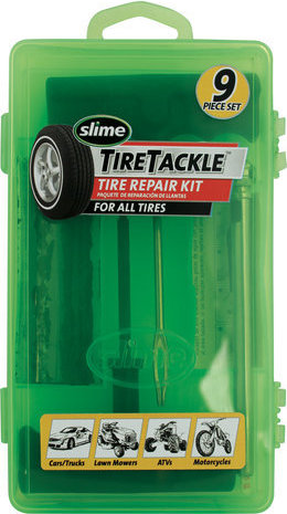 716281503214 Slime 20133 Tire Repair Kit Tackle 9 Piece