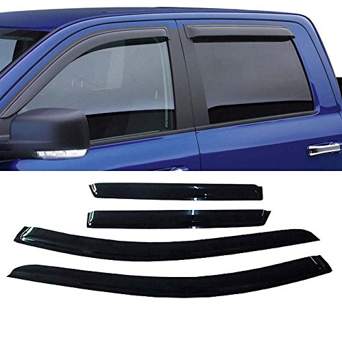 Mifeier Sun/Rain Guard Vent Shade Window Visors Wind Deflector For 4pc  07-14 Ford Edge/Lincoln MKX Outside Mount Style- Buy Online in Angola at  angola.desertcart.com. ProductId : 20329056.