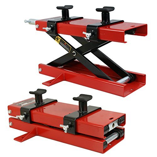 Review for ZENY 1100 LB Motorcycle Center Scissor Lift Jack Hoist Stand  Bikes ATVs Scooter Crank Stand