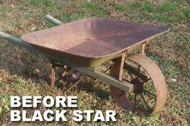 MRO Chem Black Star Rust Converter - Converts Rust on Any Steel Surface - 1  Gallon