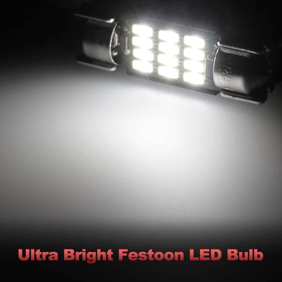 Yorkim Super Bright 578 Festoon LED Bulb Blue 41mm 42mm LED Bulb Canbus  Error Free 16-